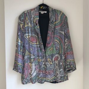 Sandy Starkman Sequin Blazer